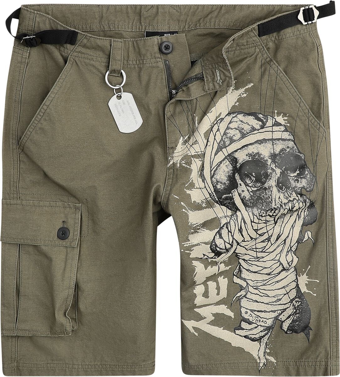 Short - EMP Signature Collection - S bis 3XL - für Männer - Größe 3XL - khaki - EMP exklusives Merchandise! - Männer - male