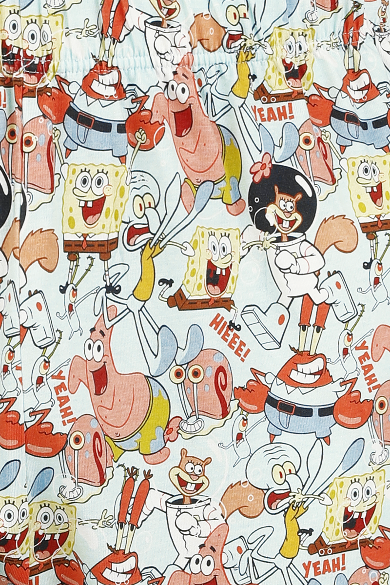 Thumbnail - SpongeBob Schwammkopf Spongebob - Allover Schlafanzug multicolor in L