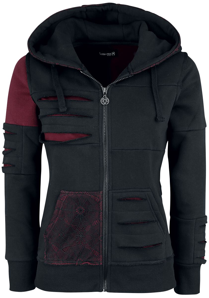 Gothicana by EMP Freaking Out Loud Hooded zip black