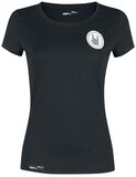 Schwarzes T-Shirt mit Rundhalsausschnitt, EMP Basic Collection, T-Shirt