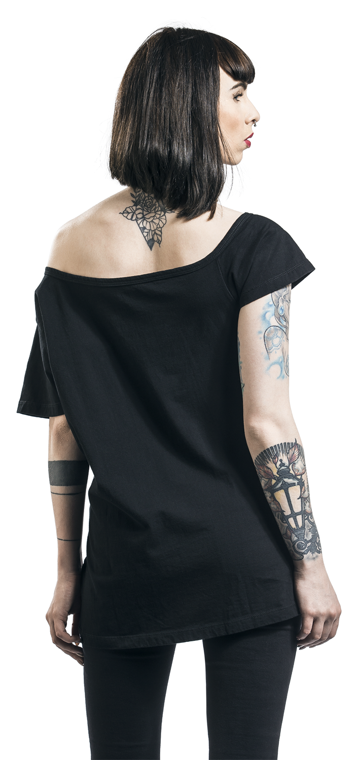Heartless Tarot Top T-Shirt schwarz