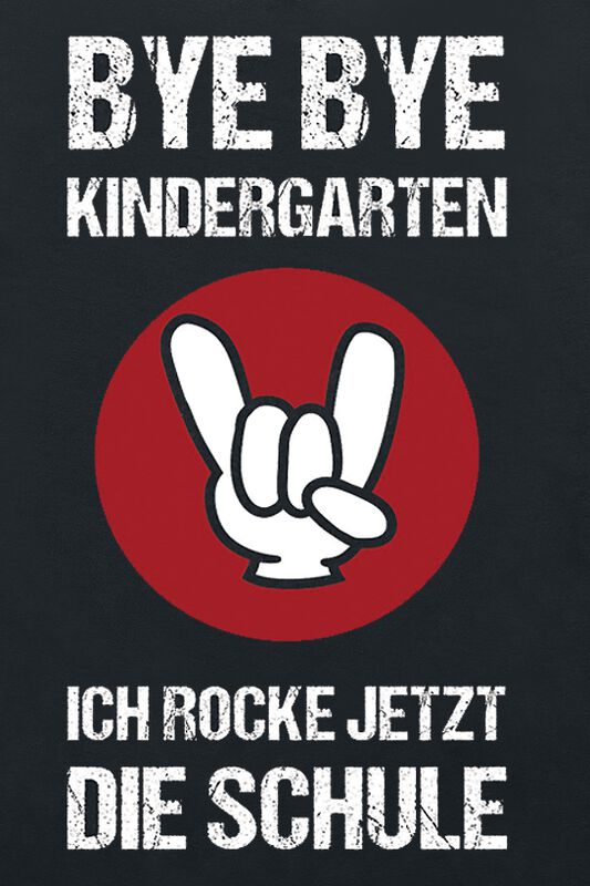 Kinder Kids (Gr. 98-134) Funny T-Shirts für Kinder Bye Bye Kindergarten