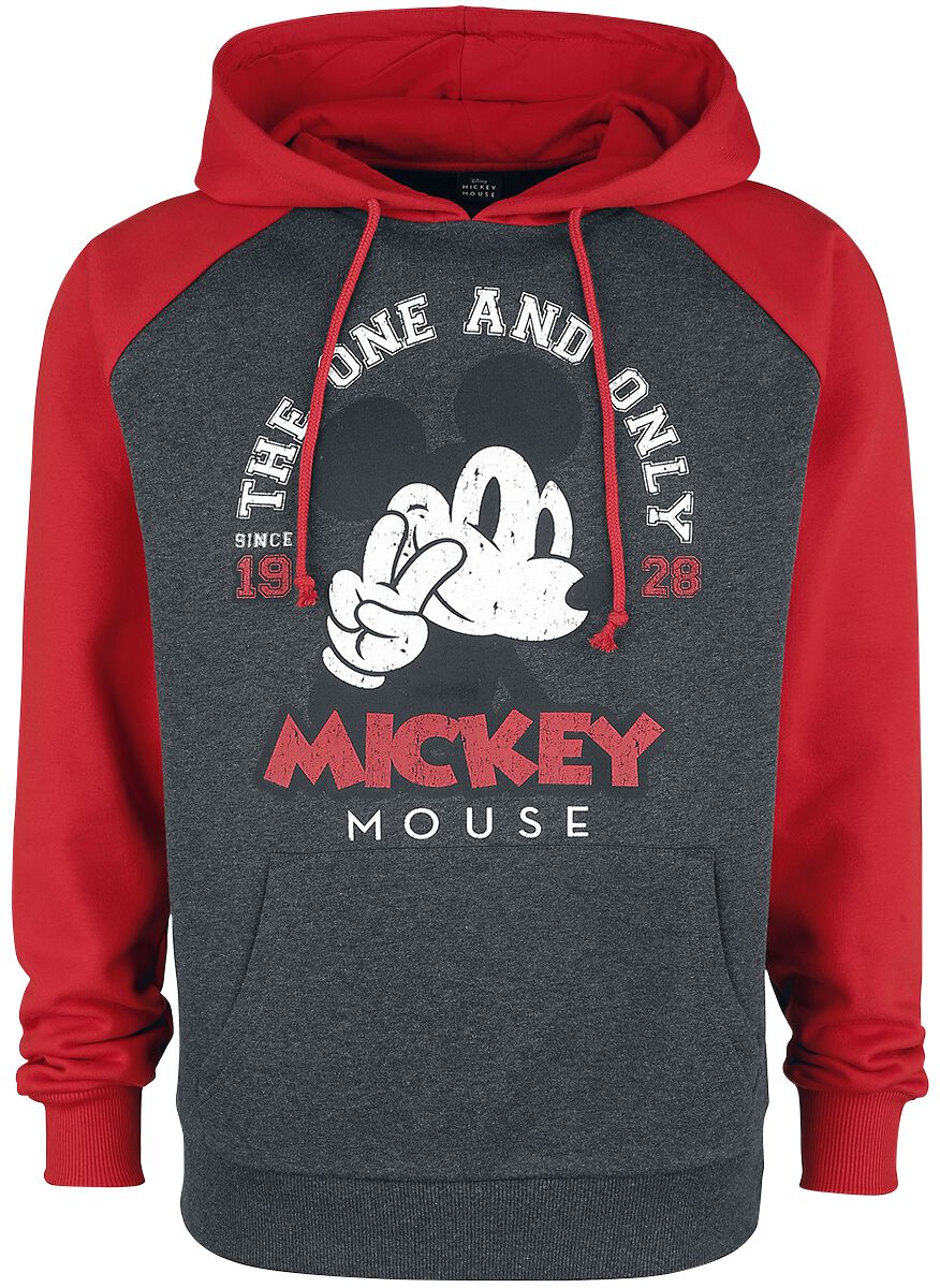 Mickey Mouse The One And Only Hooded sweater dark grey red