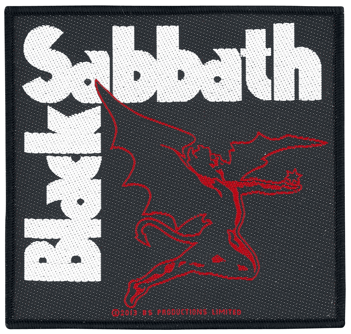 Black Sabbath - Creature - Patch - schwarz| weiß| rot