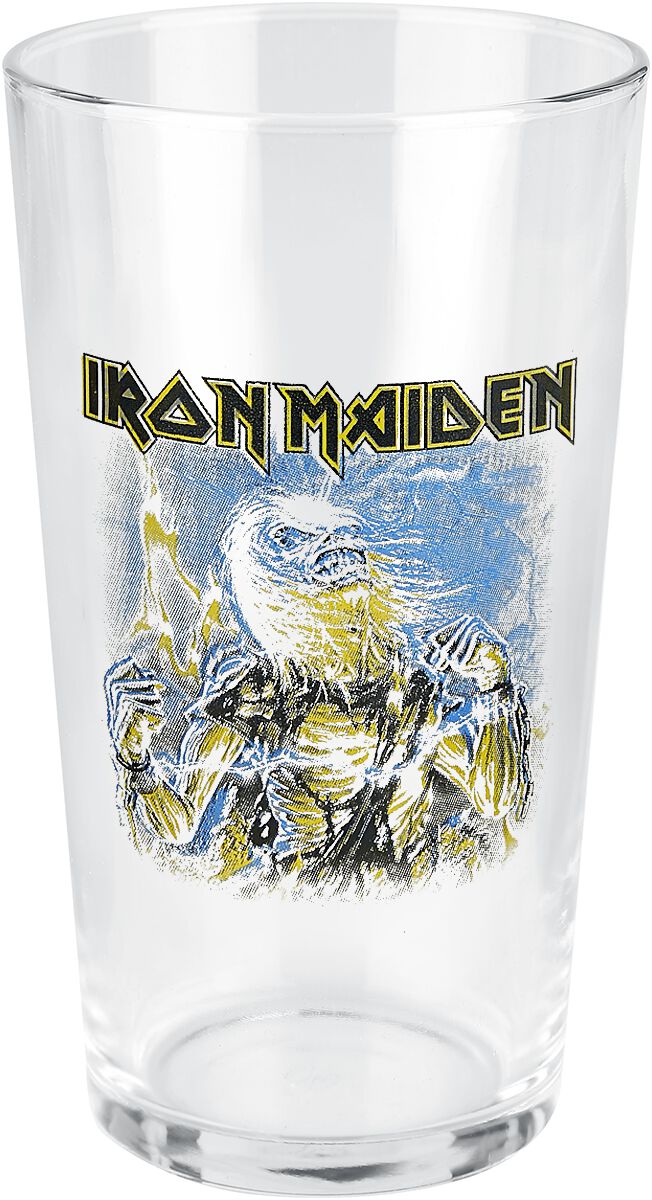 Iron Maiden Bierglas - Live After Death - klar  - Lizenziertes Merchandise!