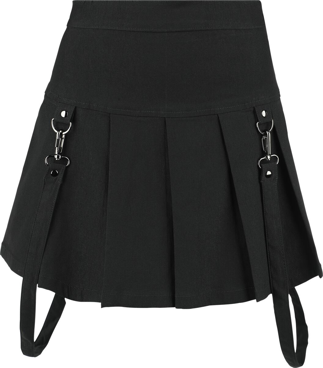 Image of Minigonna Gothic di KIHILIST by KILLSTAR - Merely A Madness Mini Skirt - S a XL - Donna - nero