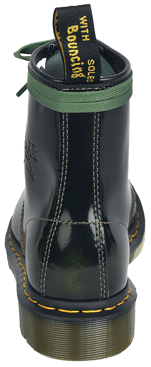 Dr. Martens 1460 THE CLASH - Black Arcadia Boot schwarz grün