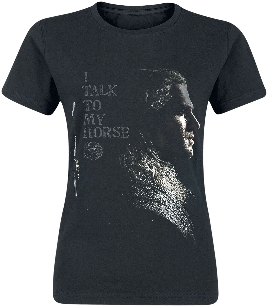 The Witcher I Talk To My Horse T-Shirt schwarz – 30.45% Rabatt The Witcher I Talk To My Horse T-Shirt schwarz – 30.45% Rabatt