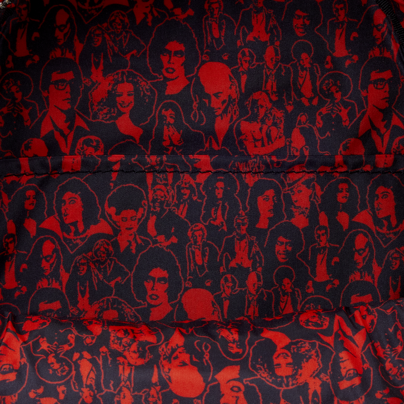 Thumbnail - The Rocky Horror Picture Show Loungefly - Lips Mini-Rucksack schwarz rot weiß