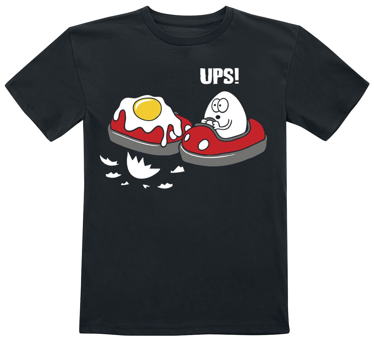 Food Ups T-Shirt schwarz