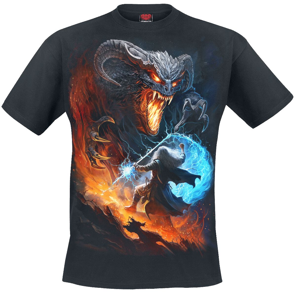 Spiral T-Shirt - Infernal Duel - S bis XXL - für Männer - Größe L - schwarz