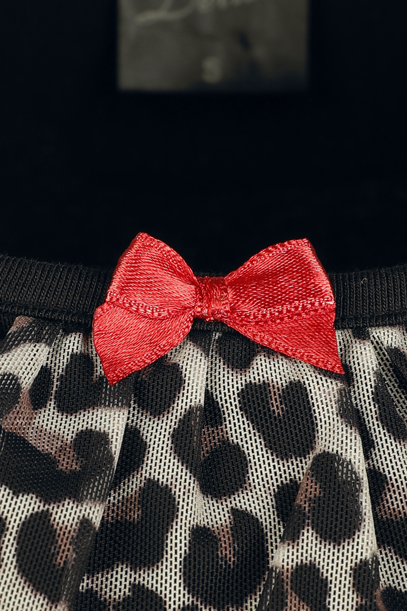 Thumbnail - Pussy Deluxe Leo Flounce Tank Top Top multicolor in L