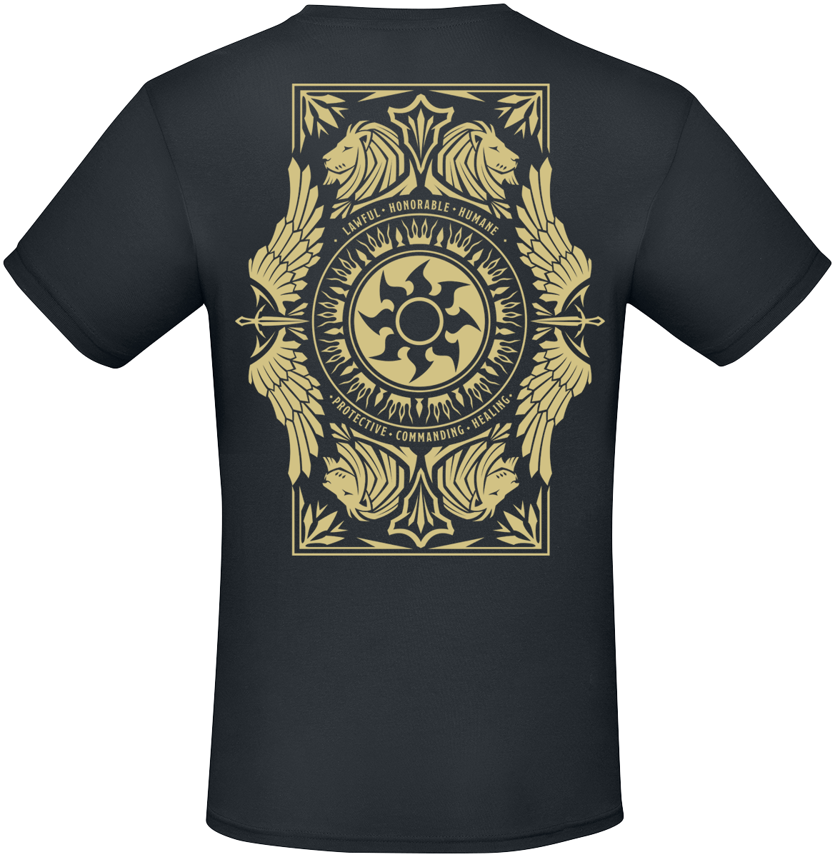 Magic: The Gathering - Gaming T-Shirt - White Mana - S bis XXL - für Männer - Größe XL - schwarz  - EMP exklusives Merchandise!