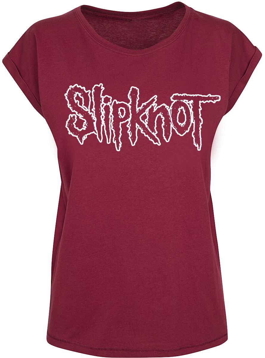 Image of Slipknot Logo Girl-Shirt burgund