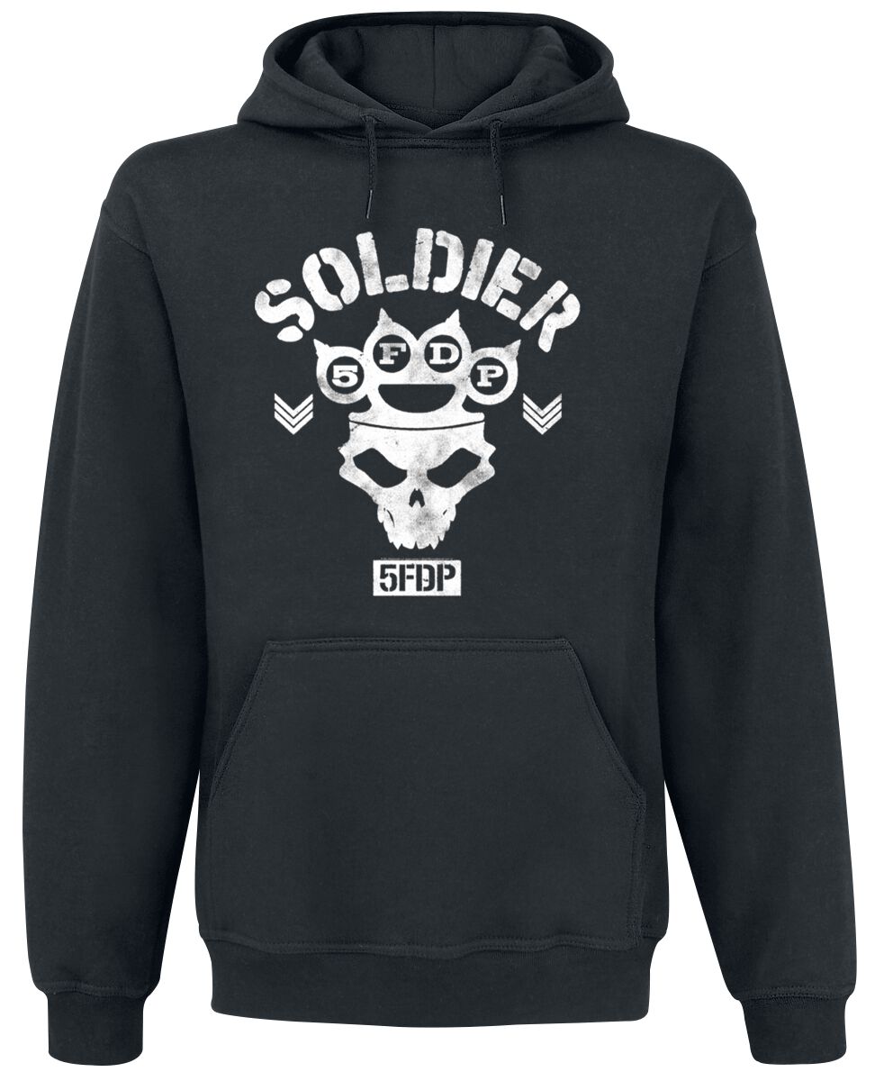 Five Finger Death Punch Soldier Kapuzenpullover schwarz