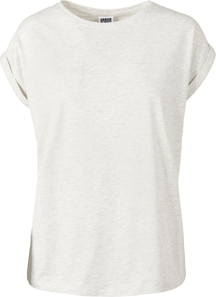Image of T-Shirt di Urban Classics - Ladies Extended Shoulder Tee - XS a S - Donna - grigio sport