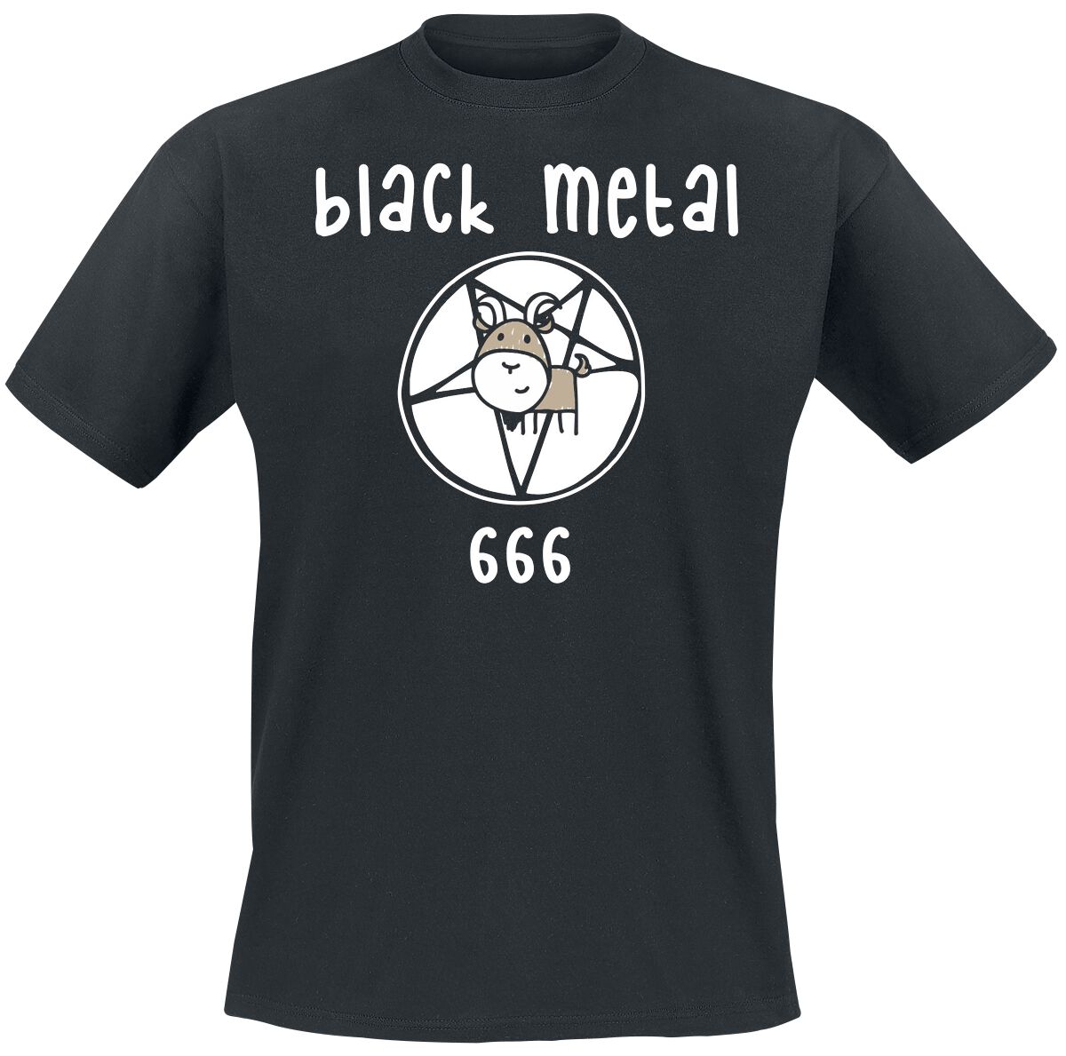 Tierisch Black Metal 666 T-Shirt schwarz Tierisch Black Metal 666 T-Shirt schwarz