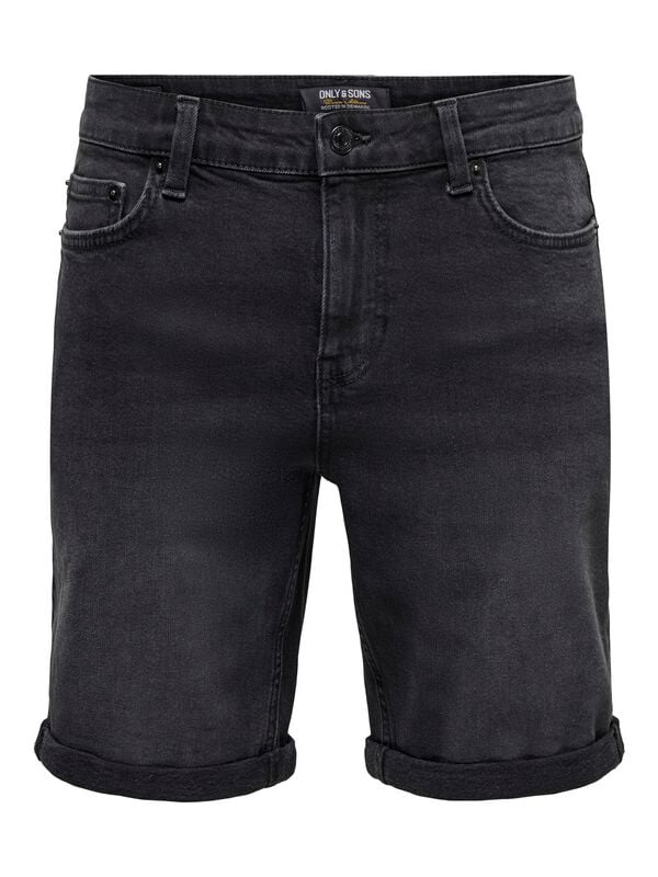 ONLY and SONS  Shorts - ONSPLY BOX PIM DNM SHORTS - for Men - black
