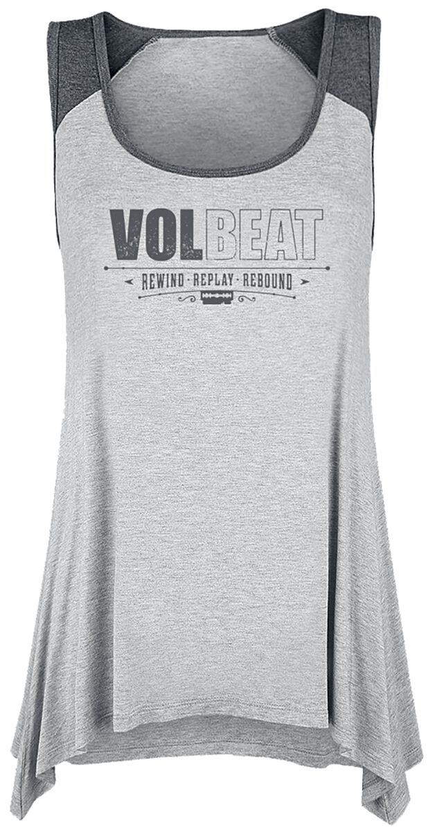 Image of Volbeat Rewind, replay, rebound Kleid hellgrau meliert/dunkelgrau meliert