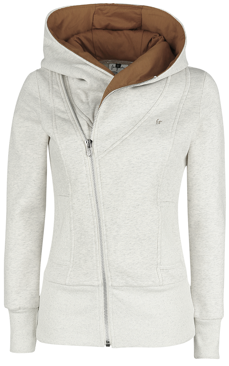 Forplay  Hoodie Jacket - Sarah - for Women - mottled grey