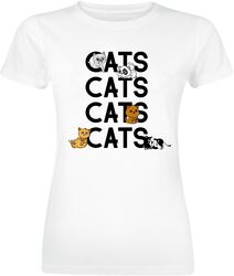 Cats Cats Cats Cats, Tierisch, T-Shirt
