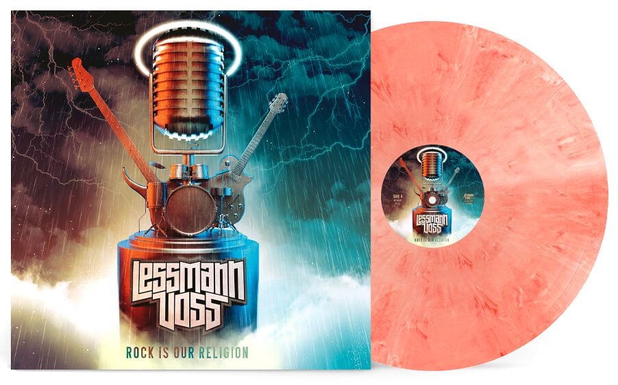 Lessmann / Voss Rock is our religion LP marmoriert