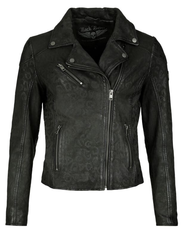 Rock Rebel by EMP - Rock Lederjacke - Rebels & Reapers - S bis XXL - für Damen - Größe S - multicolor