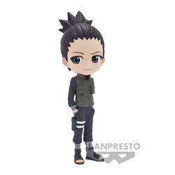 Shippuden- Banpresto - Nara Shikamaru (Ver. A) Q Posket Figur, Naruto, Sammelfiguren