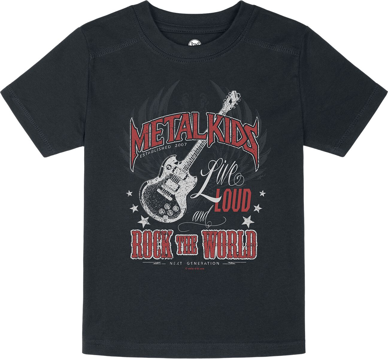 Metal Kids Live Loud T-Shirt black