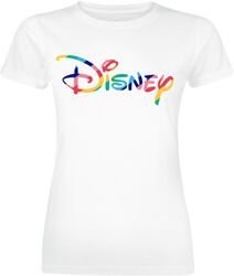 Rainbow Disney Logo, Mickey Mouse, T-Shirt