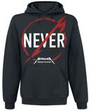 Never Logo, Metallica, Kapuzenpullover