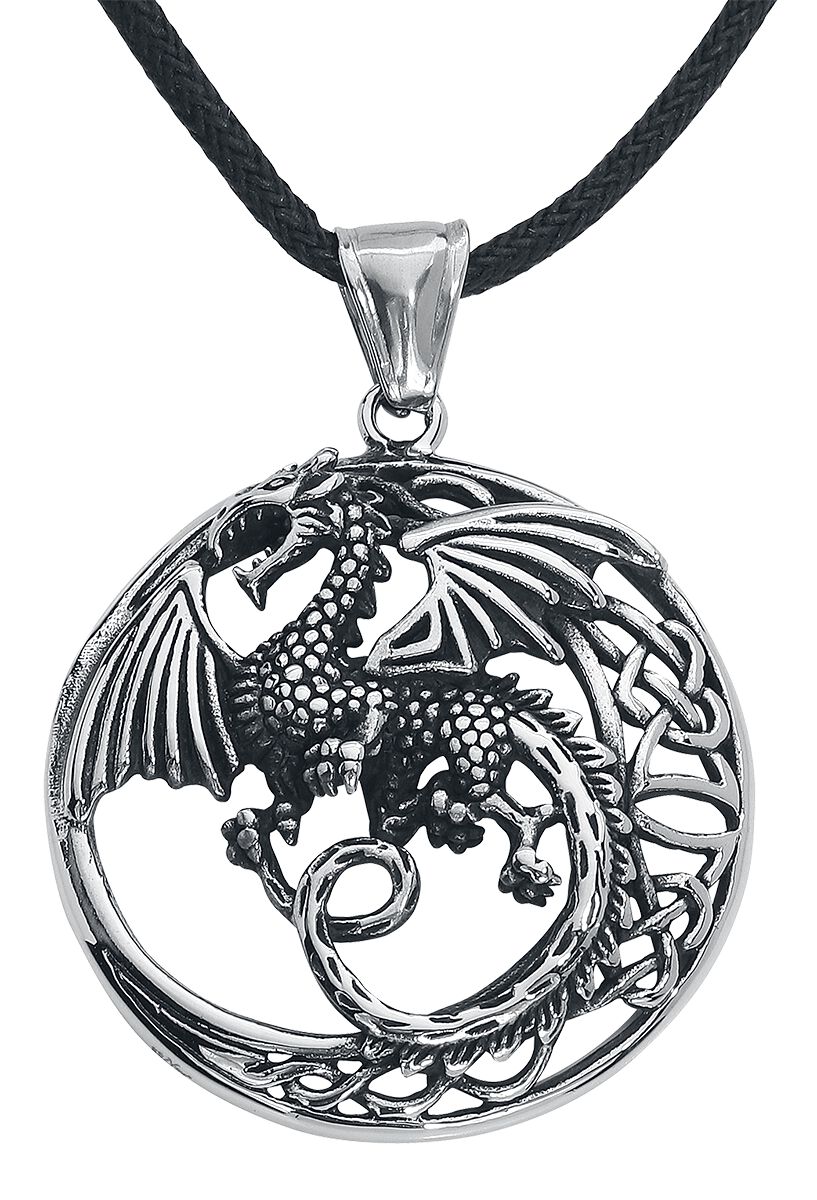 Levně etNox hard and heavy Celtic Dragon Náhrdelník - řetízek stríbrná