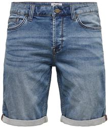 Ply Life Blue Shorts, ONLY and SONS, Short