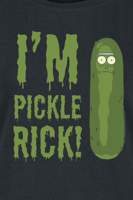Rick And Morty I'm Pickle Rick T-Shirt schwarz