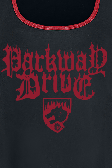 Parkway Drive Viva The Underdogs Kurzes Kleid schwarz rot