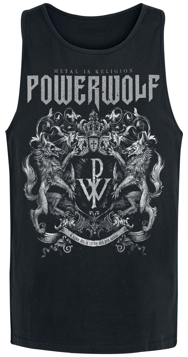 Image of Powerwolf Crest Tank-Top schwarz