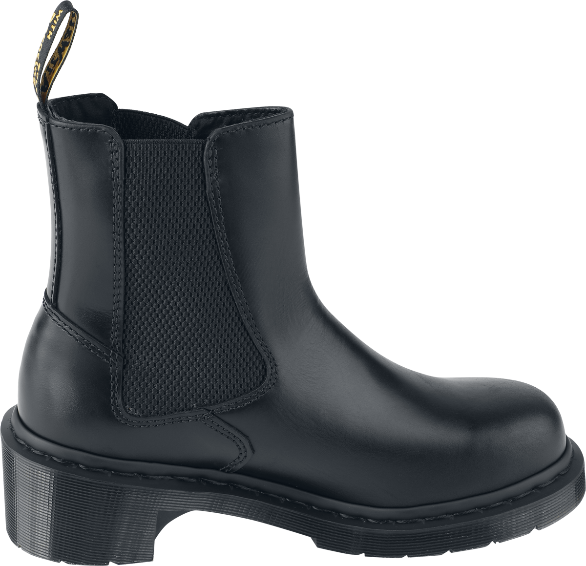 0190665744491 - Alderstone Chelsea Chelsea Boot - Black Orleans Bikerboot schwarz in EU38