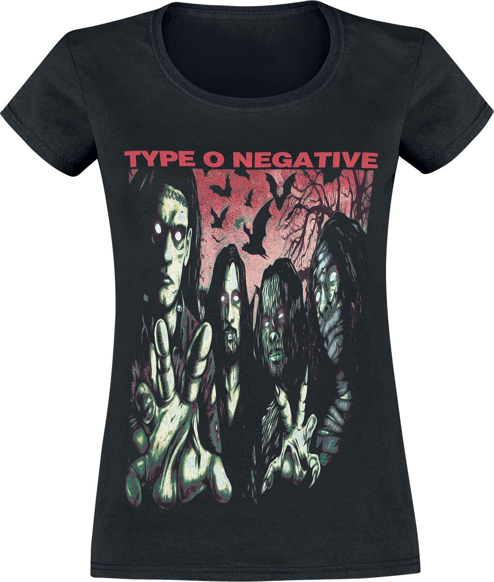 Image of Type O Negative Halloween Girl-Shirt schwarz