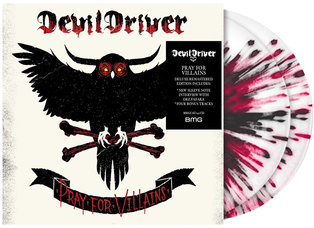 Image of DevilDriver Pray for villains 2-LP splattered