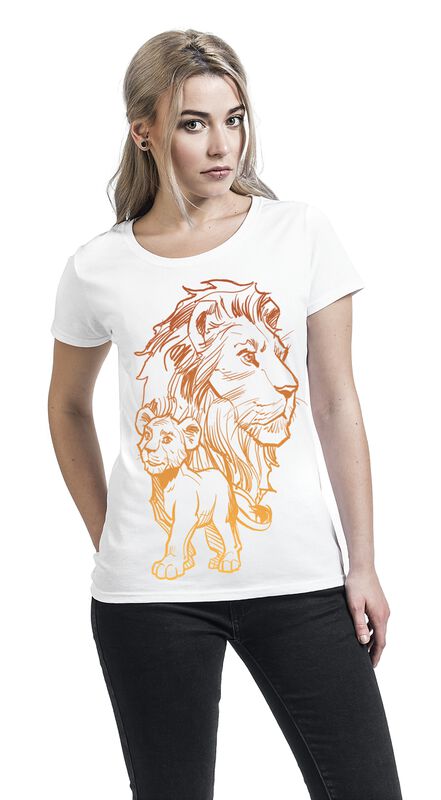 Große Größen Frauen Simba And Mufasa - Father And Son | Der König der Löwen T-Shirt