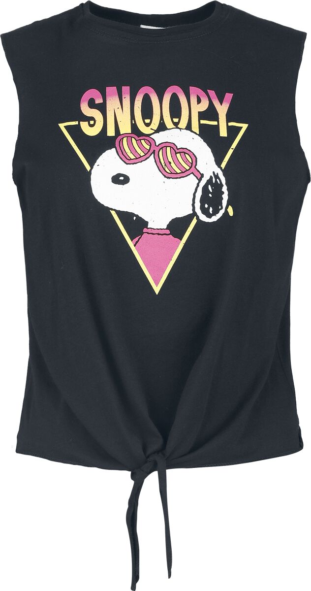 Top  di Peanuts - Snoopy - On Tour - Donna - nero