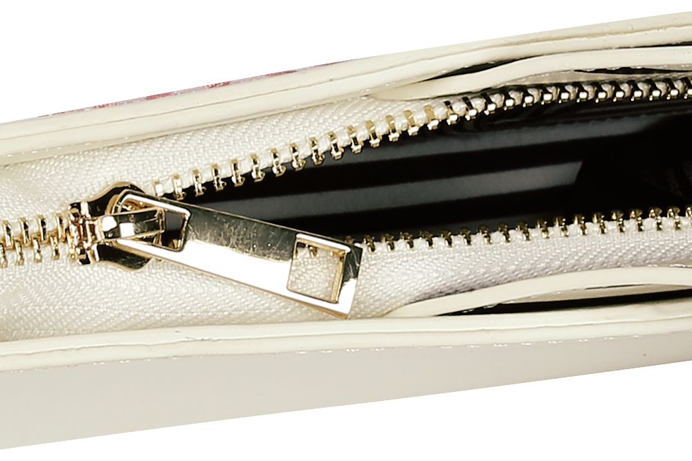 Banned Retro Summer Shell Clutch weiß multicolor