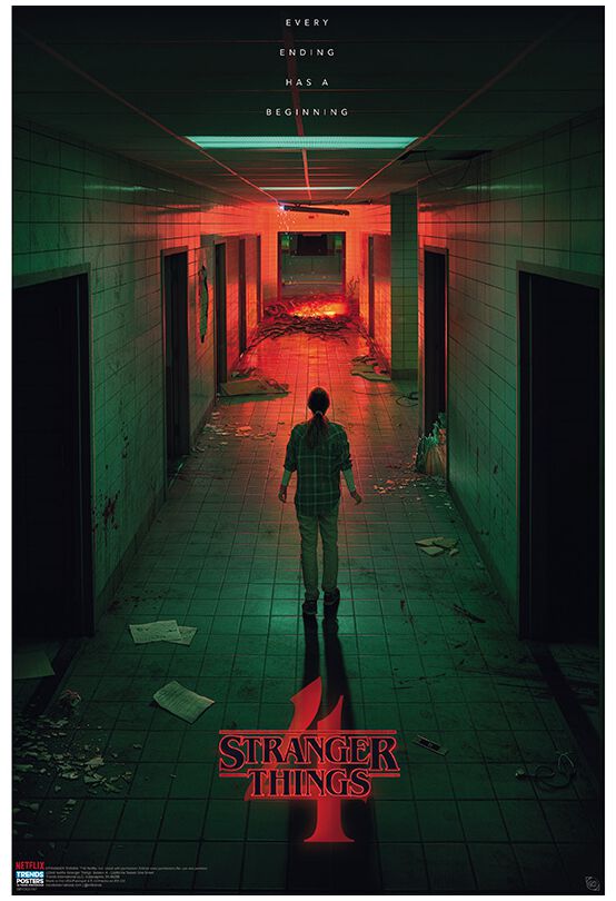 Stranger Things Season 4 - Hawkins Lab Poster multicolour