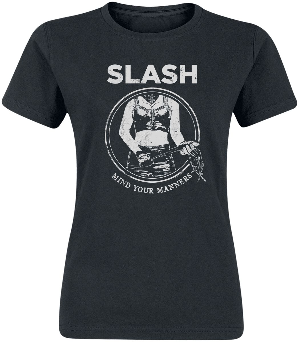 Manners T-Shirt schwarz von Slash