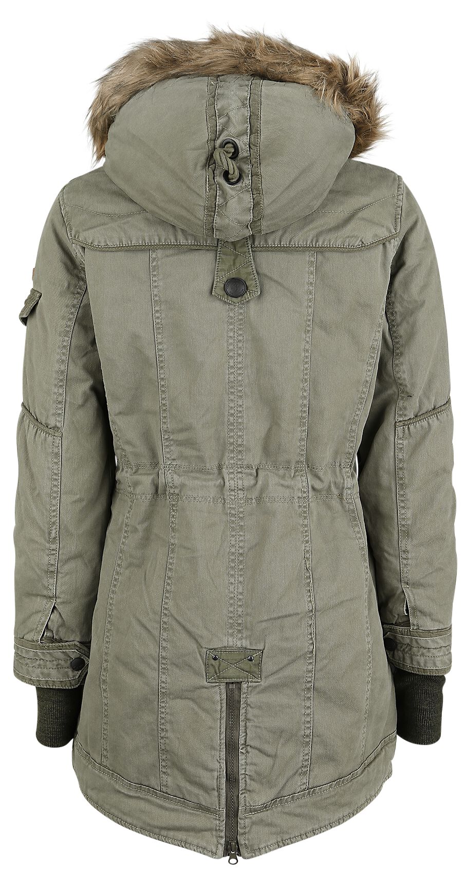Brandit Dames Luca Girls Parka Jas, zwart (black 2), L