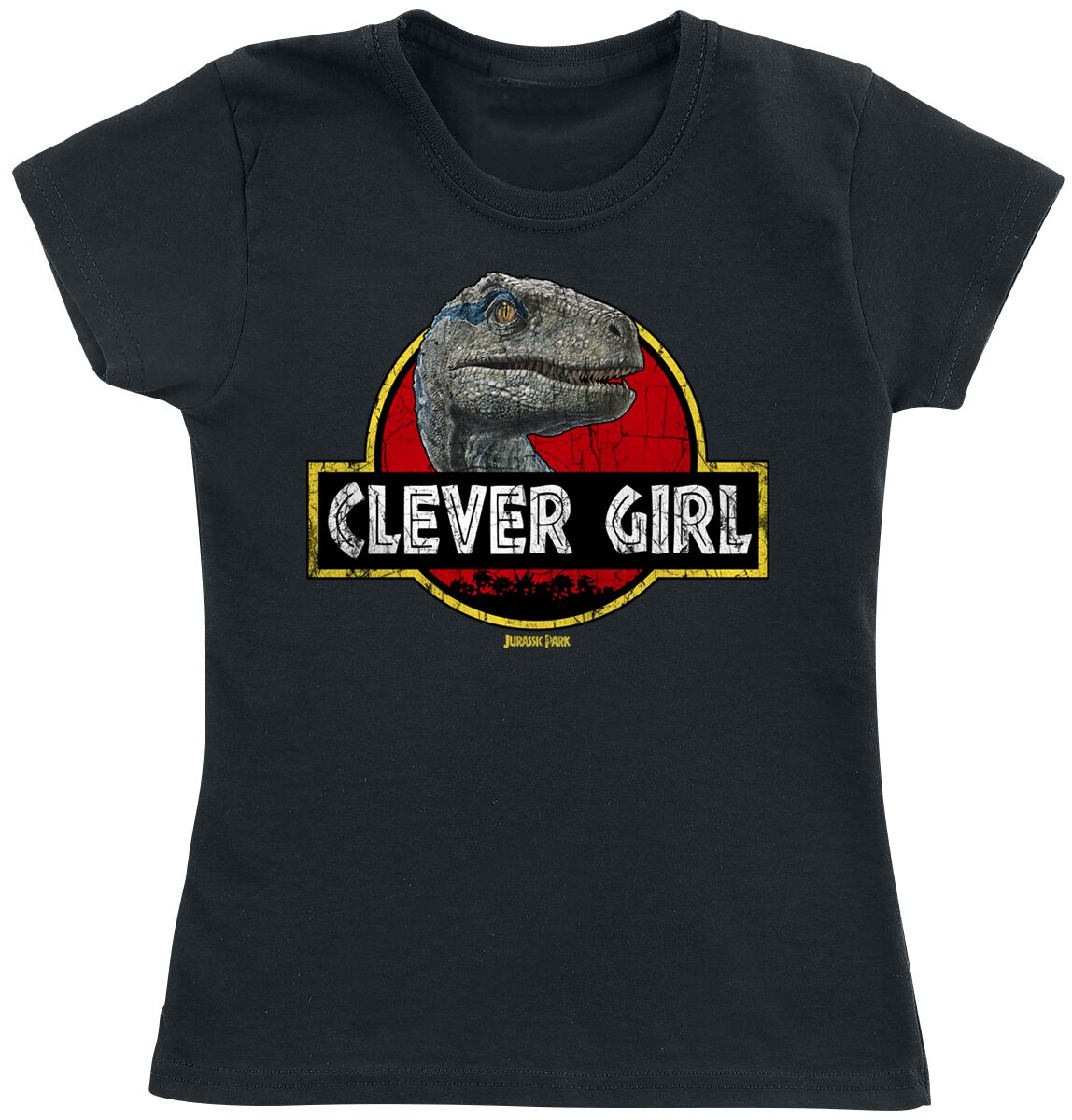 T-shirt de Jurassic Park - Enfants - Clever Girl - 104 à 152 - pour filles & garçonse - noir