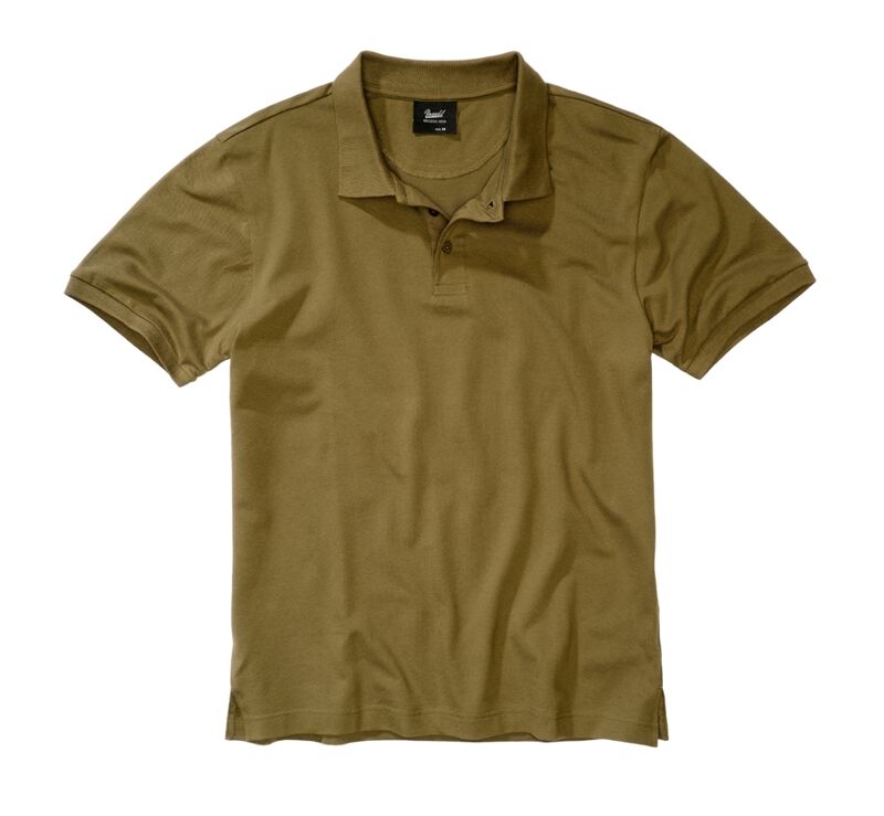 Poloskjorte  av Brandit - Piqué Polo T-skjorte - Herrer - olivengrønn