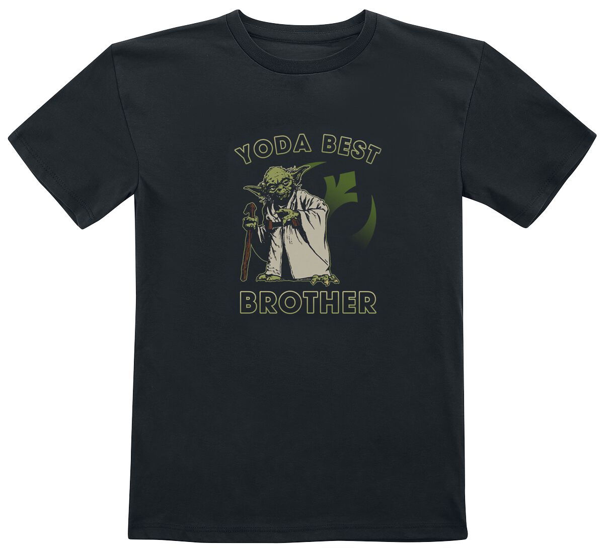 Star Wars Kids - Yoda Best Brother T-Shirt black