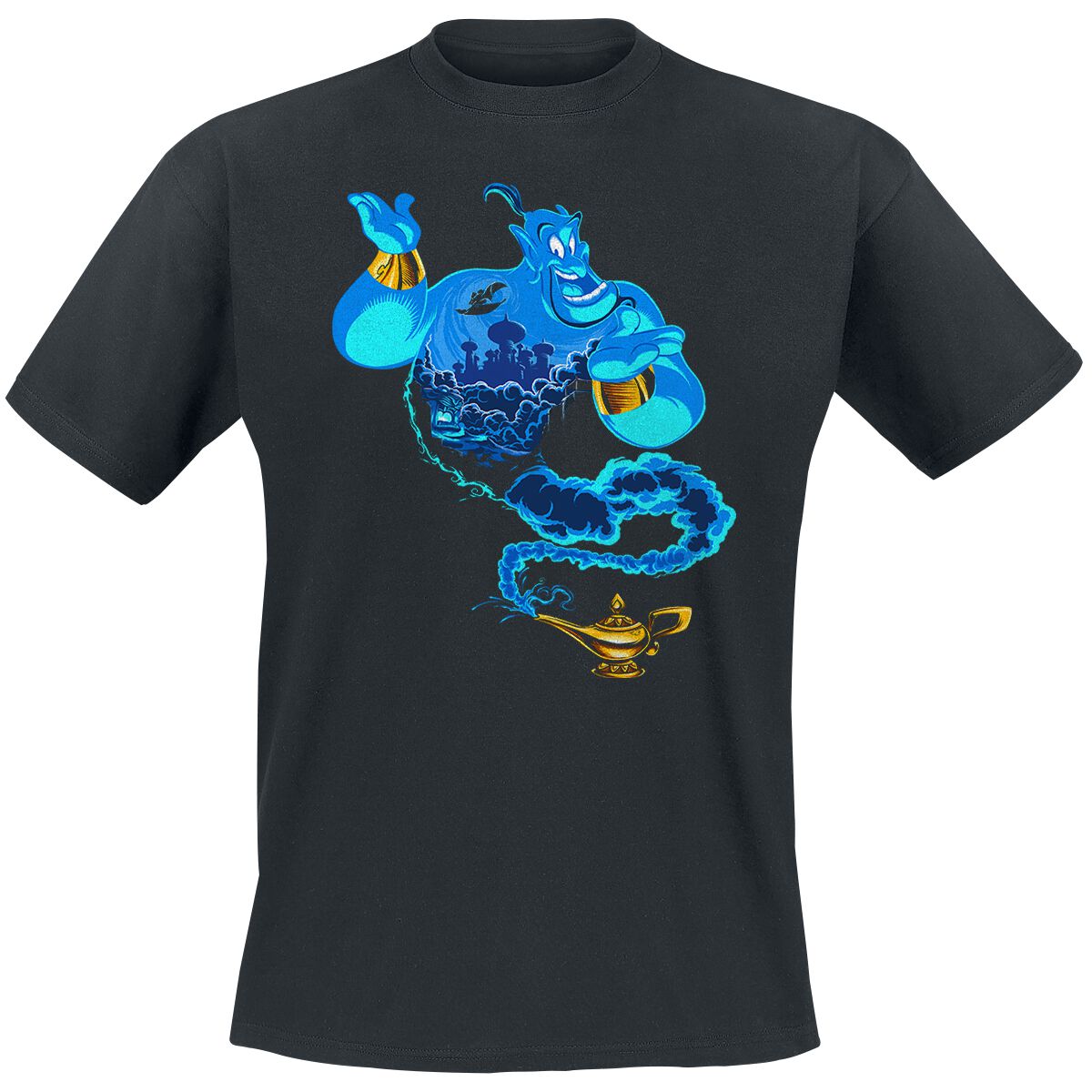 Aladdin Genie of the Lamp T-Shirt black