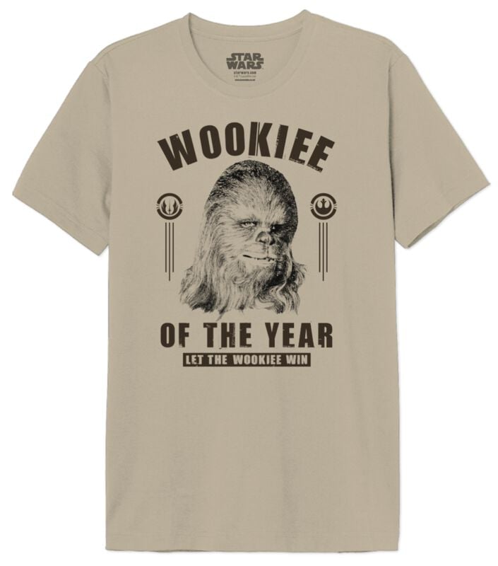 3664794796234 - Chewbacca - Wookie Of The Year T-Shirt sand in L